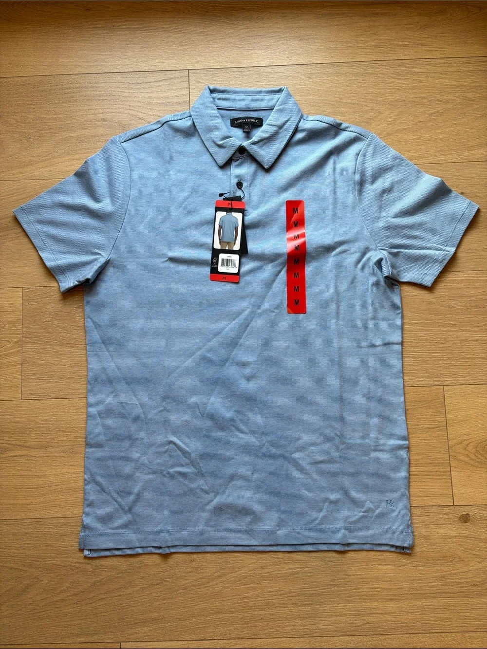 Banana Republic Light Blue Men's Polo Shirt